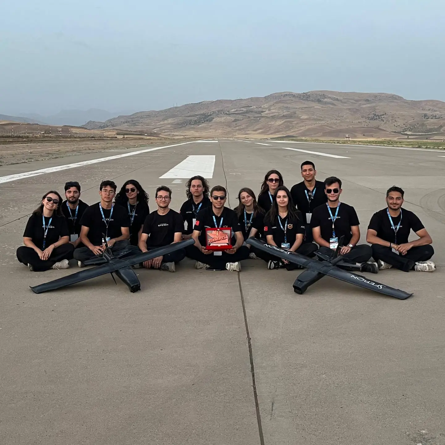 SFERON Aerospace Team in field operations
